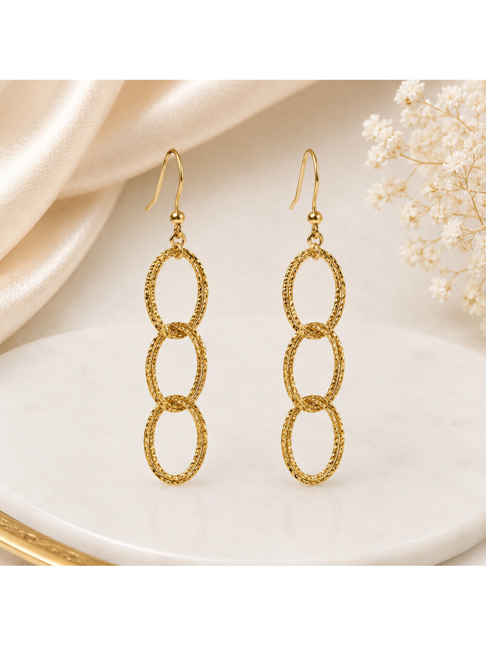 Mia Fiore 18 karat gold plated sterling silver Earrings